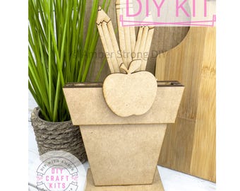 Apple Pencil Hugger DIY Craft Kit | Teacher Desk Decor | ck1690