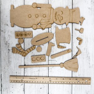 Snowman Nutcracker DIY Craft Kit | Paint Your Own | Classic Christmas ...