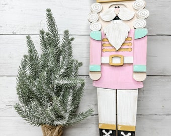 12pcs Unfinished Wooden Nutcracker Wood