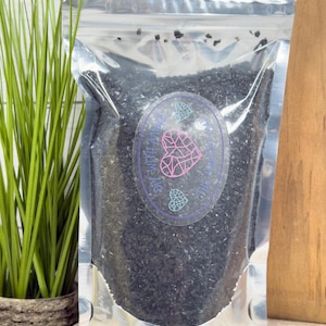 16 oz Cosmic Coal 1-3 mm Irregular Crushed Broken Glass, Broken Glass for Resin, Glass Geode, Resin Art Materials, Glass Chips, Shattered