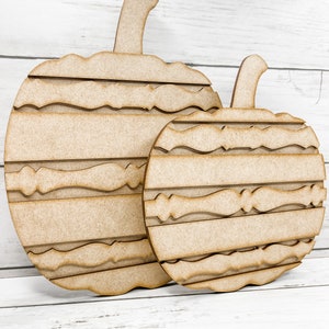 Spindle Pumpkins Set of 2 DIY Craft Kit | Wooden Fall Decor | Autumn ...