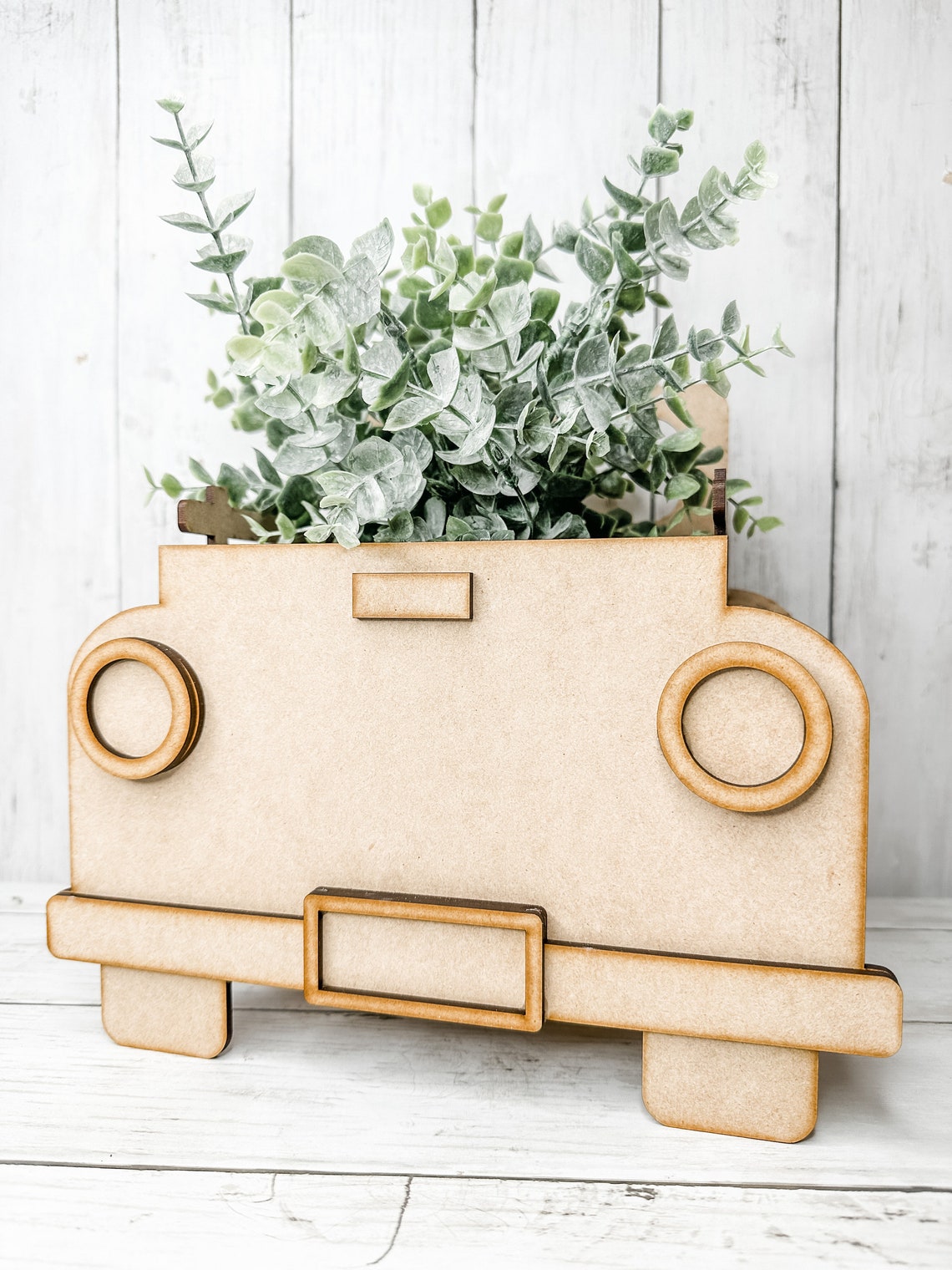 Vintage Truck Planter Box DIY Craft Kit Shelf Decor Etsy
