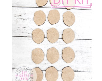 Mini Lemon Wood Shapes Set | Wood Cutout | Summer Decor | Mini Lemon Silhouette | Decor Craft Set | Craft Trinkets | Miniature Wood Shape