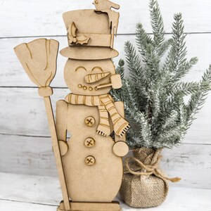 Snowman Nutcracker DIY Craft Kit | Paint Your Own | Classic Christmas ...