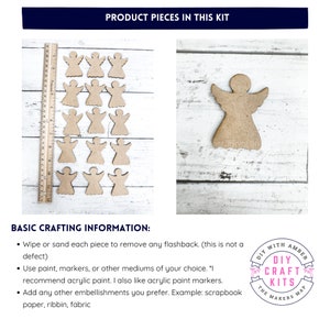 Mini Angel Shapes Set | Pocket Angel Silhouette | Christian Decor Craft ...