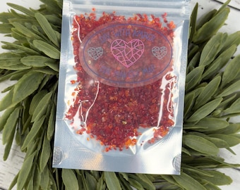 2 oz Firestorm Red 1-3 mm Irregular Crushed Broken Glass, Shattered Glass for Resin, Glass Geode, Resin Art Materials, Glass Chips