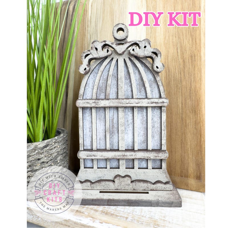 Wooden Bird Cage - Etsy
