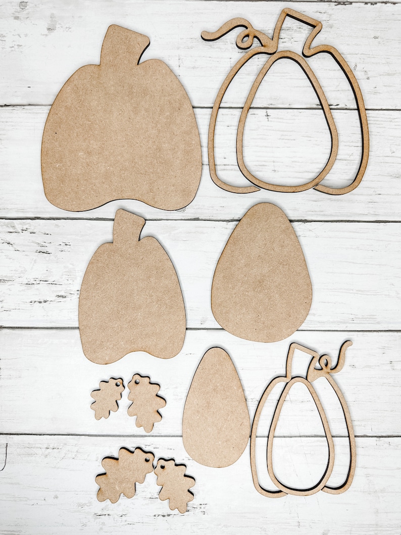 Framed Pumpkins DIY Craft Kit | Tiered Tray Pumpkin | Wooden Fall Decor ...