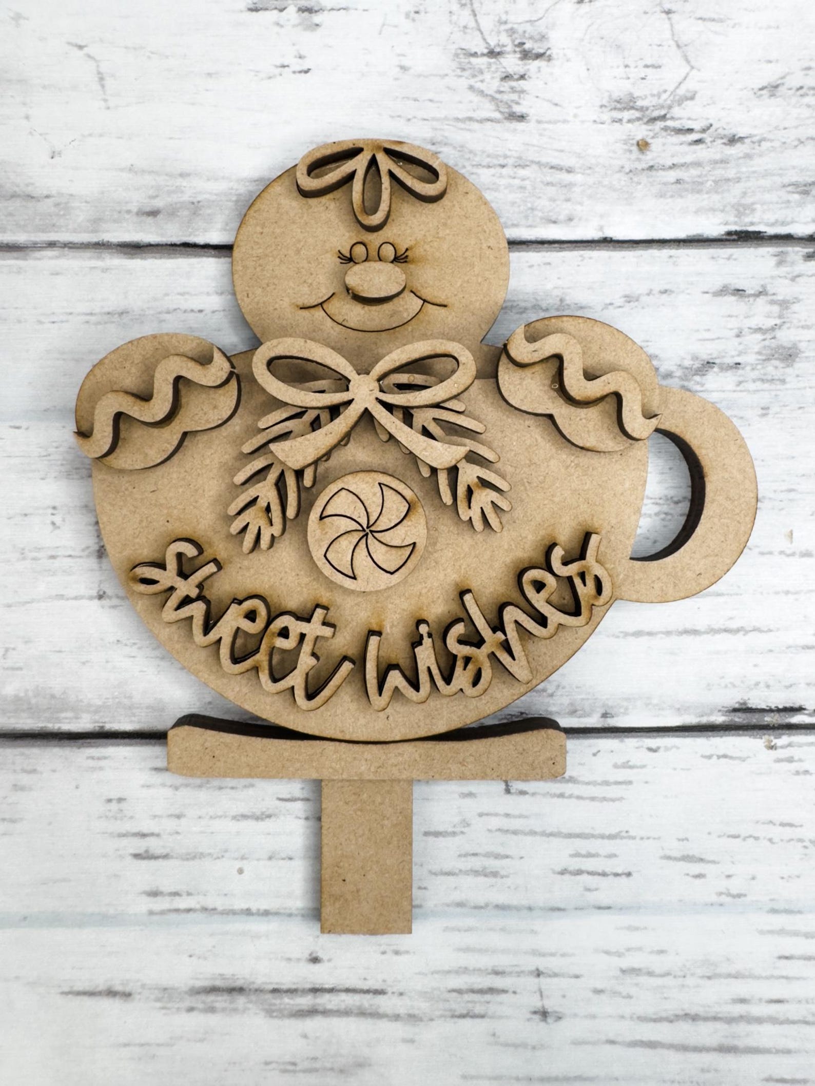 Sweet Wishes Gingerbread Insert for Interchangeable Spindle Base ...