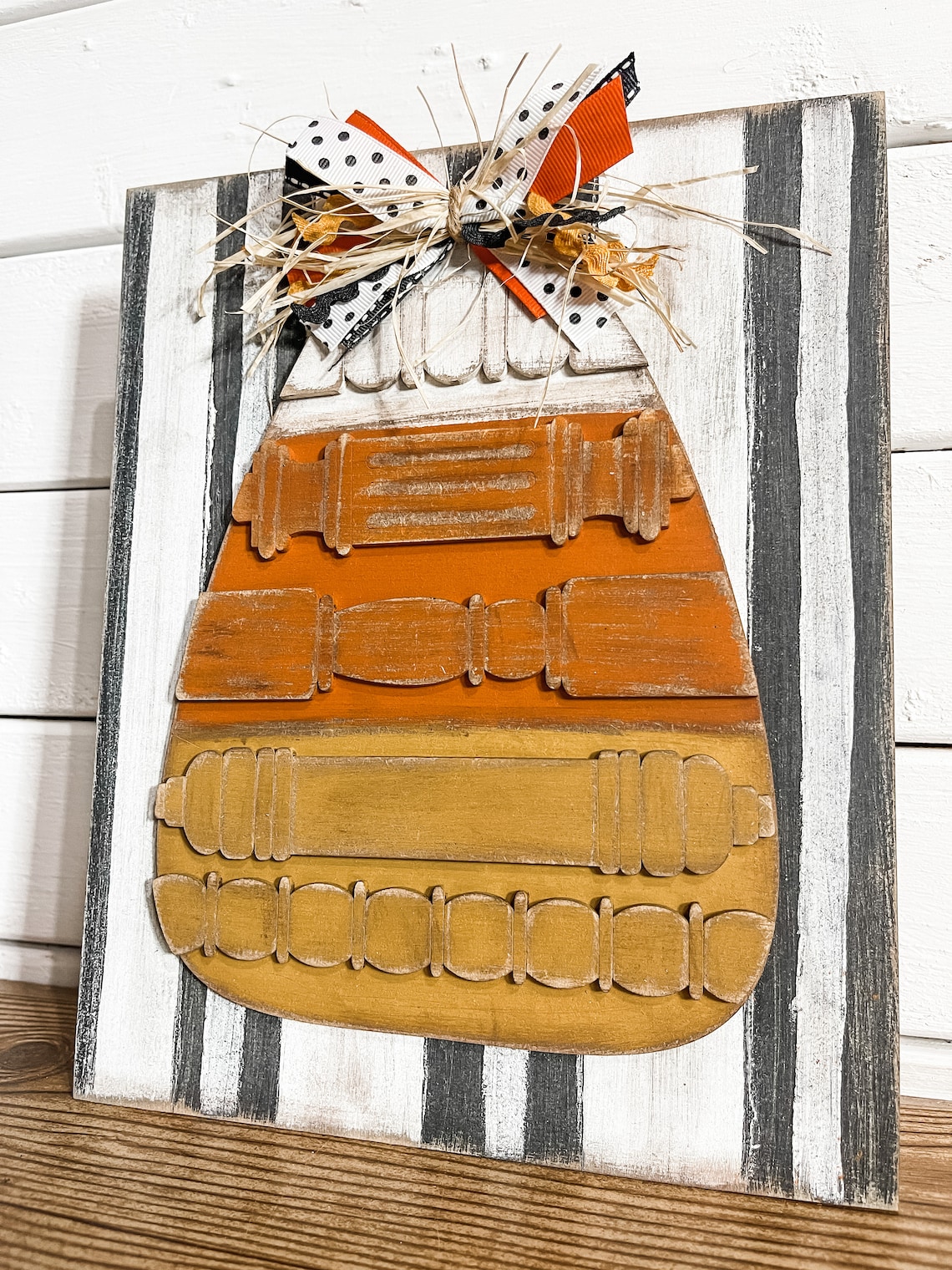 Spindle Candy Corn DIY Craft Kit | Wooden Fall Decor | Autumn Fall ...