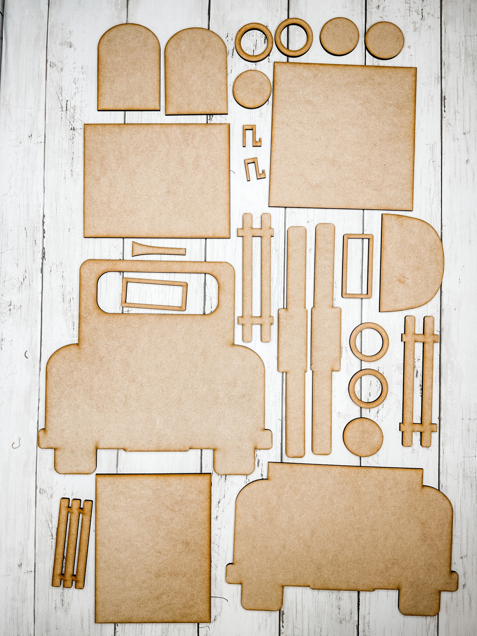 Vintage Truck Planter Box DIY Craft Kit Shelf Decor Etsy