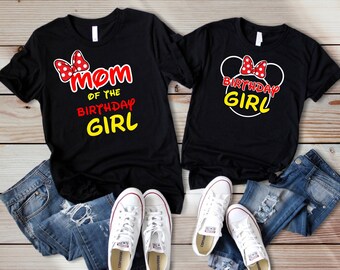 Custom Birthday Magic Shirts. Matching Vacation T-shirts. Family Tees perfect for Magic Castle. Custom Mouse tees.