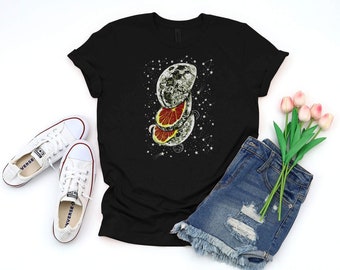 Fruity Moon Vintage T-shirt | Black