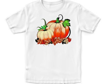 Pumpkin Halloween T-shirt | White