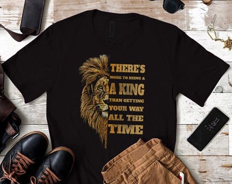 More to being a King T-shirt | Black