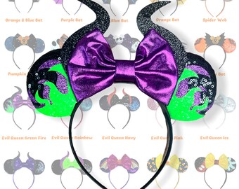 Magic Mouse Sequin Halloween Headband Ears, 20 Styles To Choose From, Halloween Party costume.