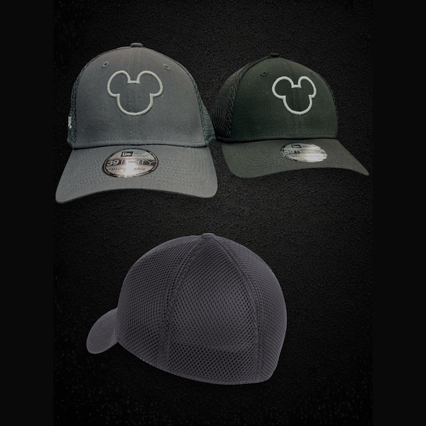 Fitted Mouse Stretch Mesh New Era Cap | Customizable