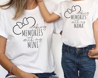 Mom Daughter Tee Making Memories with Mama/Mini