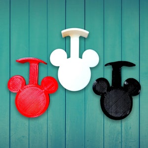 Mouse Ears Wall Hanger, Wall Display for Magic Mouse Ear Headbands, 3m command hook. image 1