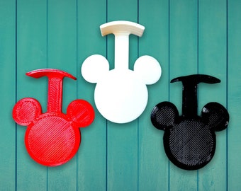 Mouse Ears Wall Hanger, Wall Display for Magic Mouse Ear Headbands, 3m command hook.