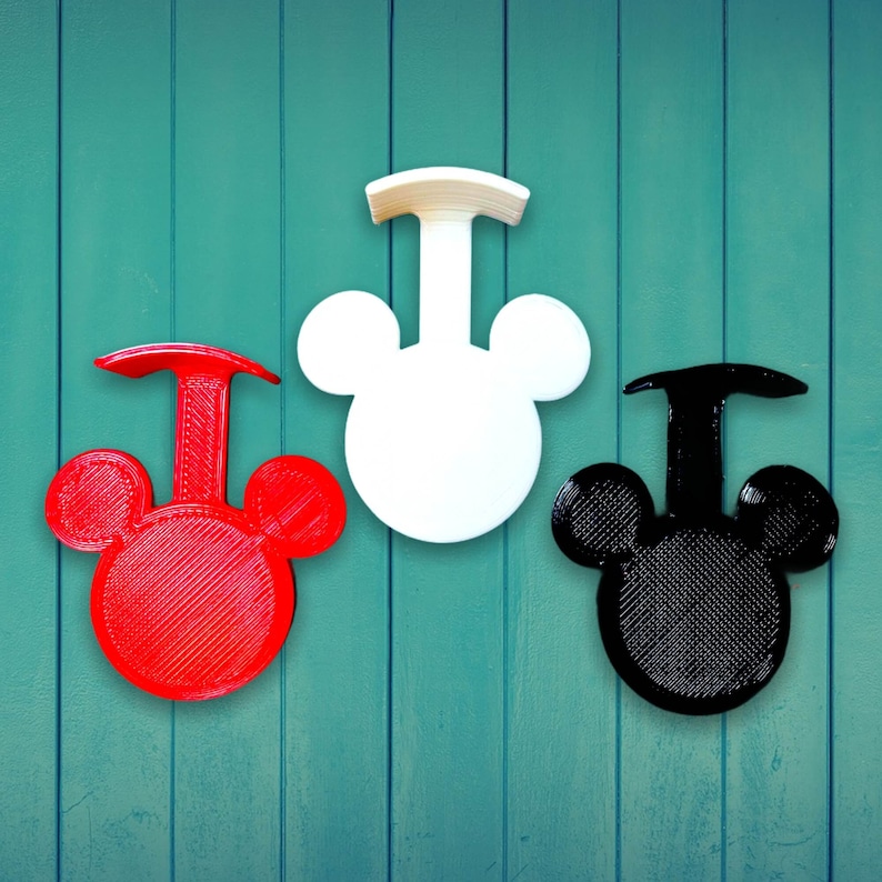 Mouse Ears Wall Hanger, Wall Display for Magic Mouse Ear Headbands, 3m command hook. image 1