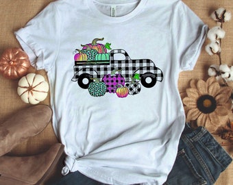 Checkered Harvest Vintage T-shirt | White