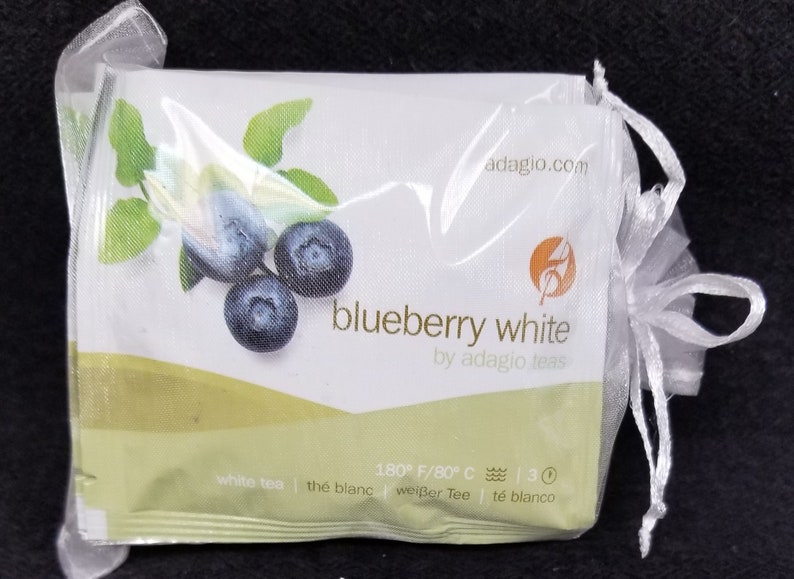 Blueberry White Tea Bags There Are 10 Individually Sealed Etsy