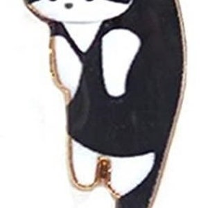 Tea Infuser with Hanging Kitty Enamel Charms in a lovely gift bag image 9