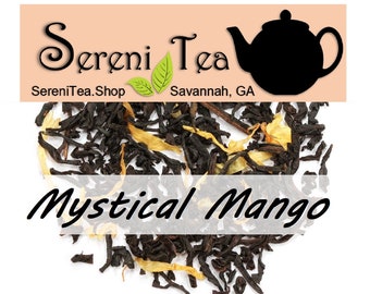 Mystical Mango Loose Leaf Tea - Our 1 oz. resealable fresh-pack makes about 14 delicious cups!