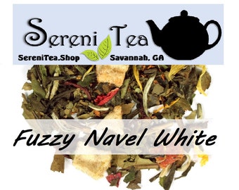 Fuzzy Navel White Loose Leaf Tea - Our 1 oz. resealable fresh-pack makes about 14 delicious cups!