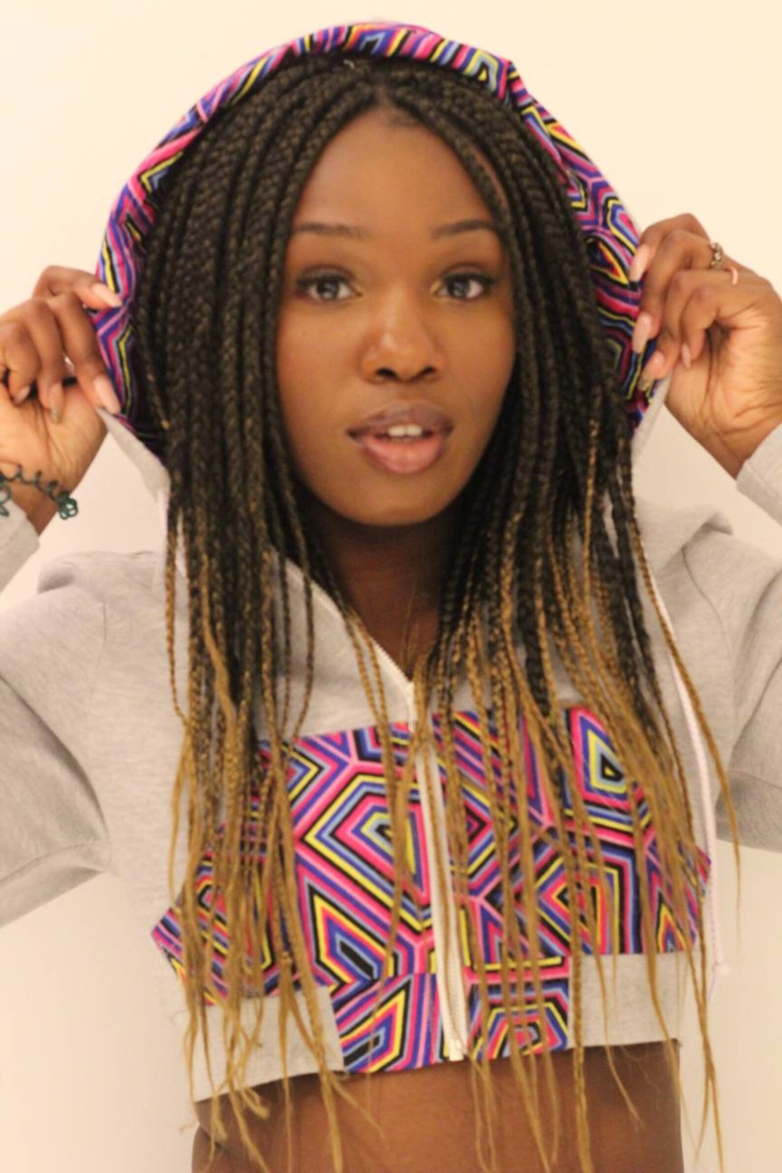 Ankara Contrast Pocket et Hood Survêtement. Ankara Stripe Etsy