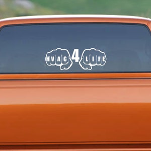 HVAC 4 LIFE DECAL
