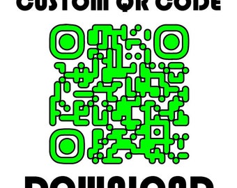 Codice QR personalizzato da scaricare per il marketing del tuo sito web, piccola impresa, social media / svg, png, jpq / Stampabile