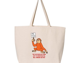 Me Too Orangutan Jumbo Tote Bag