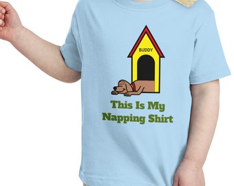 Buddy the Lab Napping Toddler T-Shirt