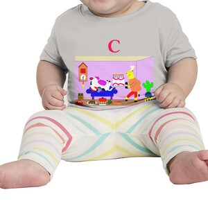 Animal Alphabet (Letter C) Custom Infant T-Shirt