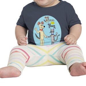 Rascal the Dog and Tiger the Cat Infant T-Shirt