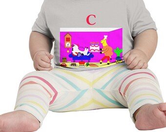 Animal Alphabet (Letter C) Custom Infant T-Shirt