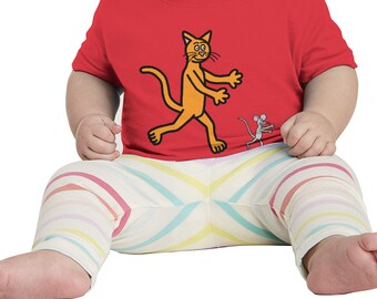 Tuna the Cat and Cheddar the Mouse Custom Infant T-Shirt