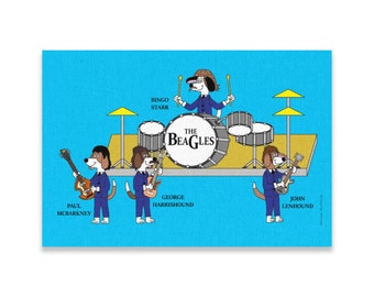 The Beagles (Beatles Parody) [Canvas Wall Art]