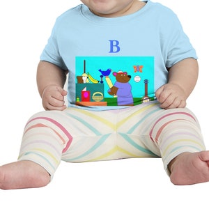 Animal Alphabet (Letter B) Custom Infant T-Shirt
