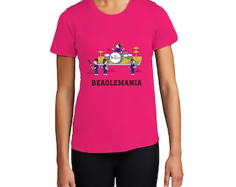 The Beagles Beaglemania Ladies T-Shirt