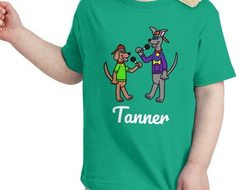 Custom Buddy and Max Dog Toddler T-Shirt