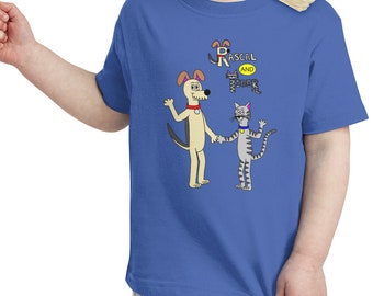 Rascal the Dog and Tiger the Cat Toddler T-Shirt