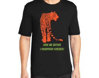 Save Me Before I Disappear Forever! Tiger T-Shirt