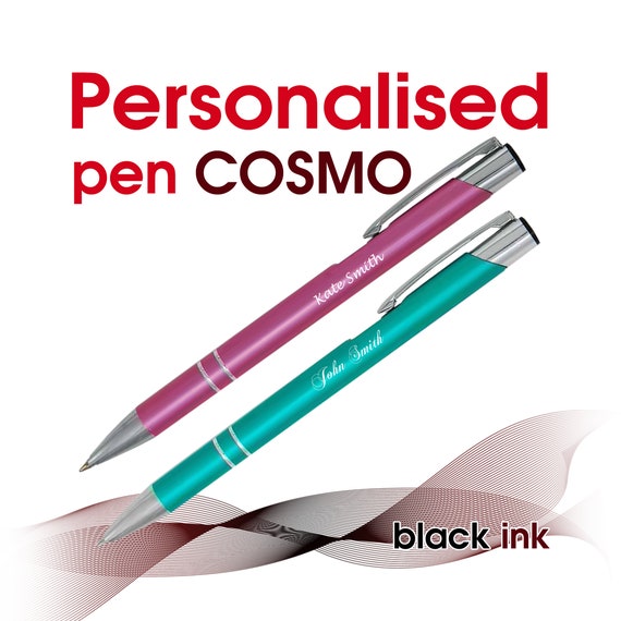 10/20/25/50/100 Promotional personalised pen *STAR* blue/ black ink *school