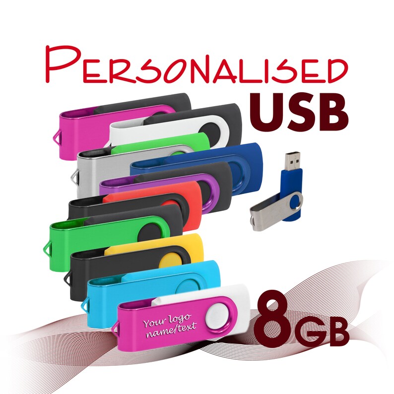 8 GB Personalised Memory Stick USB With Laser Engraving Etsy UK