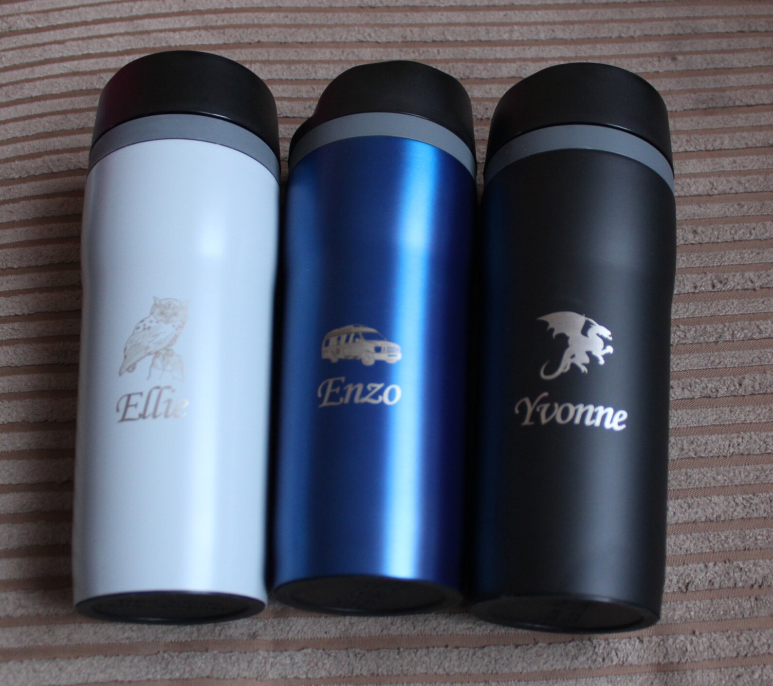 Personalised travel thermal cup 350 ml Etsy