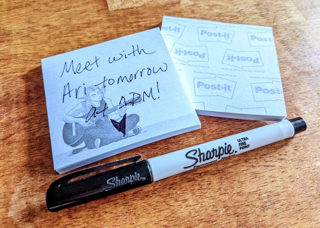 Ari Guitar Post-it® Notes - Etsy