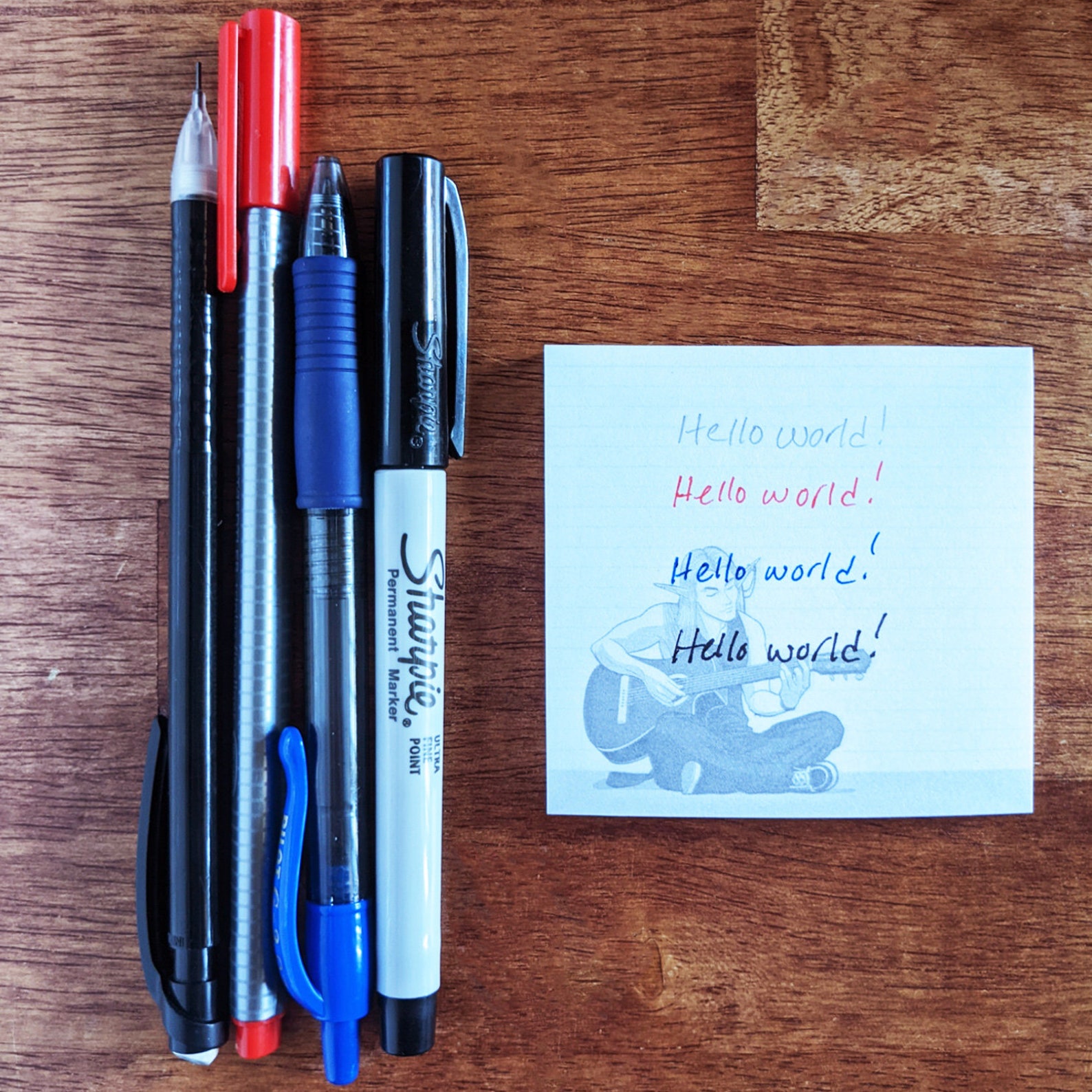 Ari Guitar Post-it® Notes - Etsy